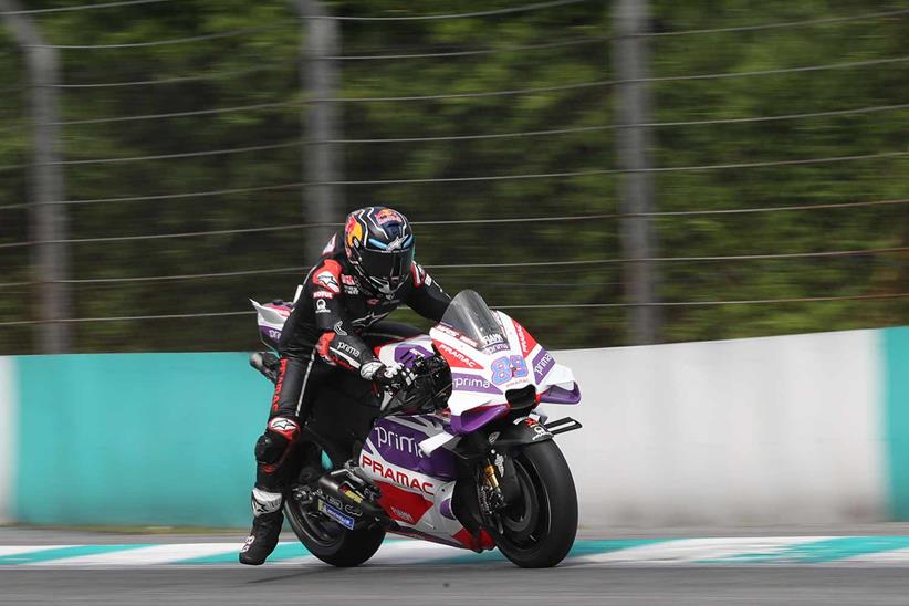 Jorge Martin finished second at the Sepang Test for Prima Pramac Racing Ducati