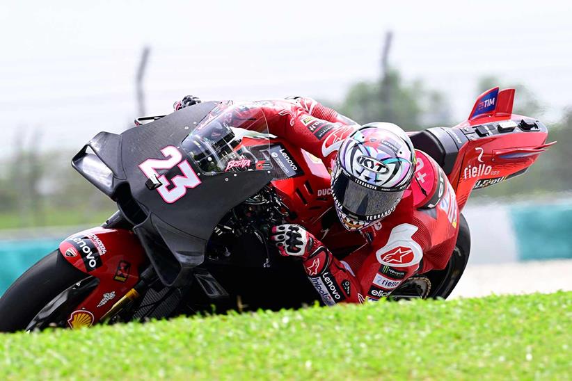 Enea Bastianini was the fastest rider on day two of the Sepang Test