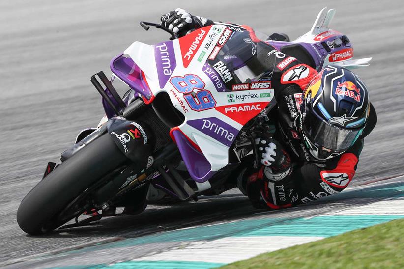 Jorge Martin topped day one of the MotoGP Sepang Test