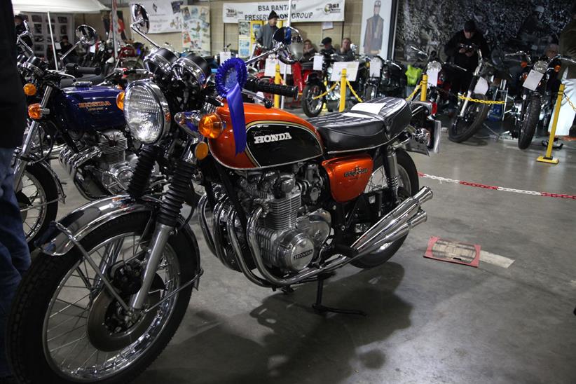 Vintage motorcycle at Ardingly Classic Show