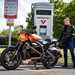 Harley Davidson Livewire at charging station
