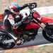 Ducati Hypermotard 698 Mono turning right on track