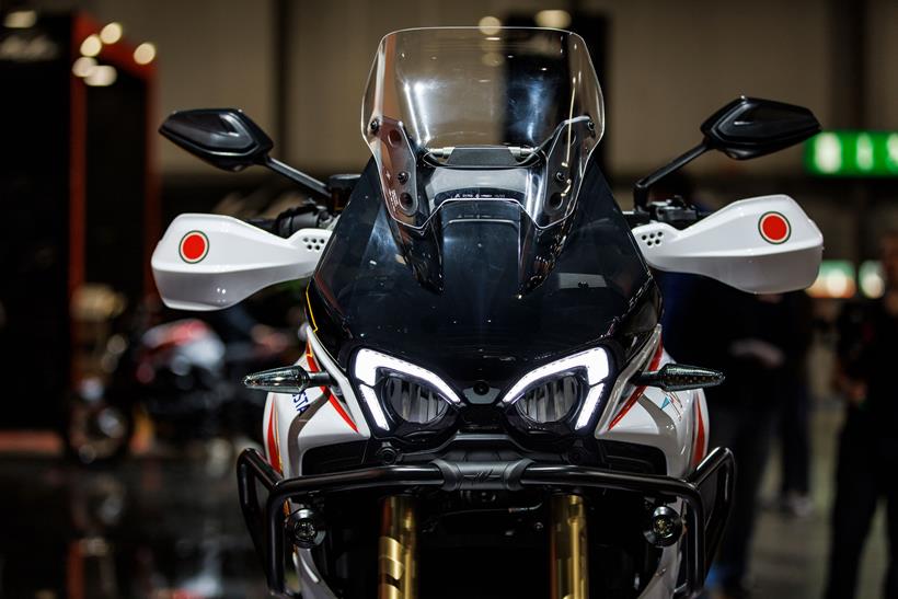 Frontal area of MV Agusta LXP