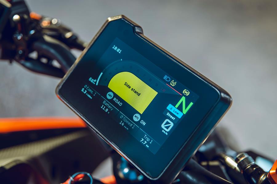 2024 KTM 390 Duke dash