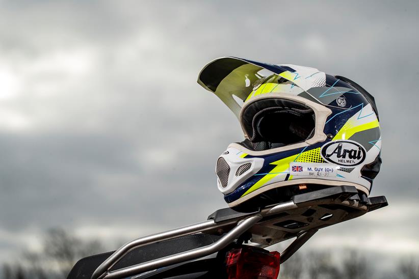 The Arai MX-V helmet