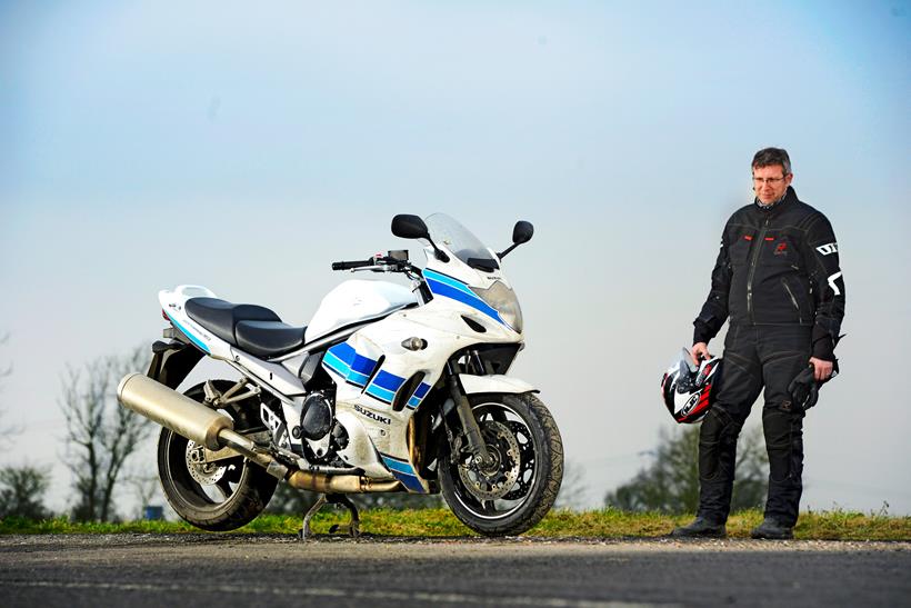 Jon Urry and the Suzuki GSX1250FA - an excellent sports tourer