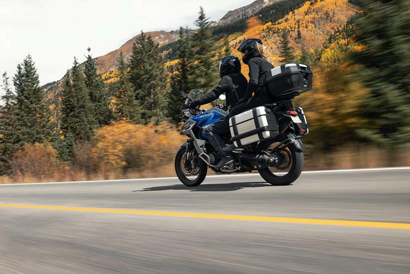 Two-up riding on the 2024 Triumph Tiger 1200 GT Explorer