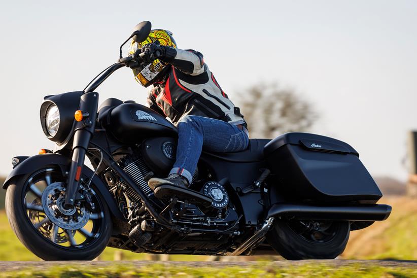 Indian Springfield Dark Horse wins the MCN bagger twin test
