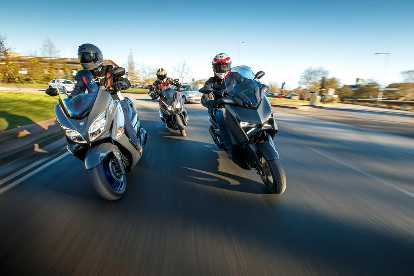 Yamaha XMAX 300 vs Kymco DTX360 vs Suzuki Burgman 400