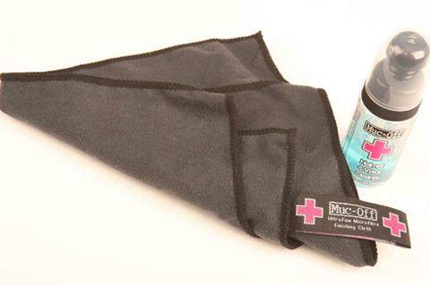 Product review: Muc-Off Visor cleaner and microfibre cloth