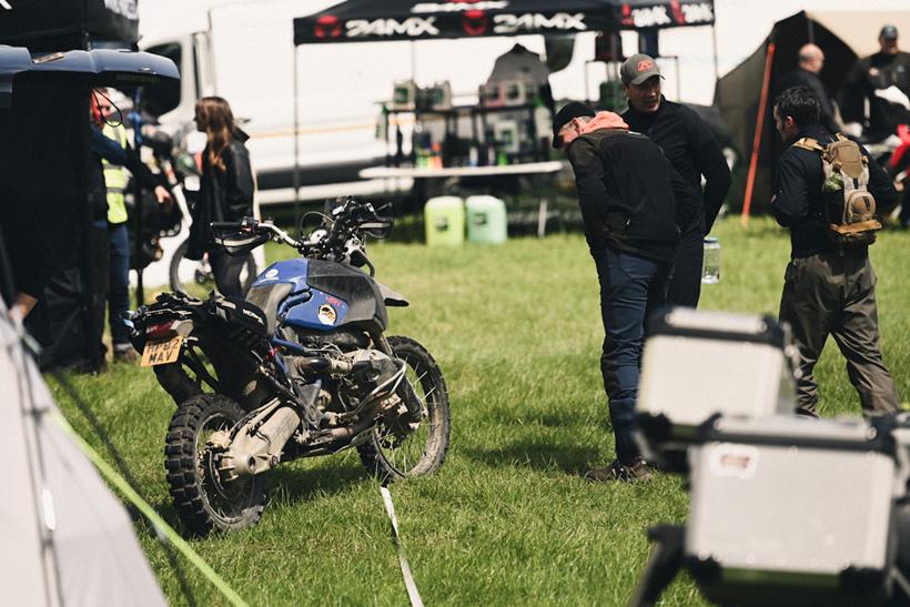 BMW HP2 at the lightweight adventure festival