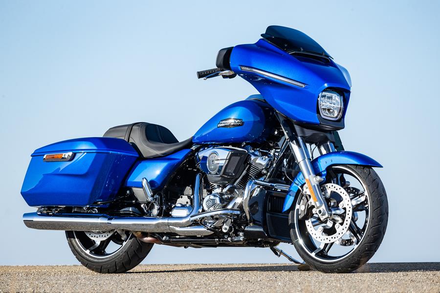 Harley-Davidson Street Glide front quarter static shot