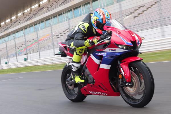 2024 Honda CBR600RR on track at Portimao