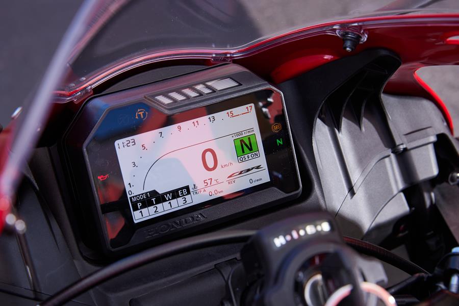 2024 Honda CBR600RR dash