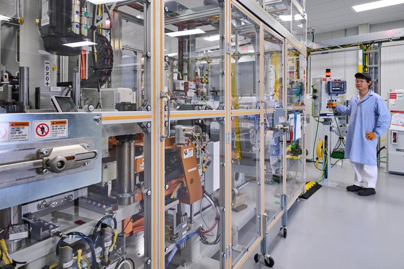 Inside hydrogen fuel cell factory