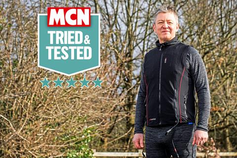 The Keis B601RP heated vest will change the way you think about winter riding | MCN review