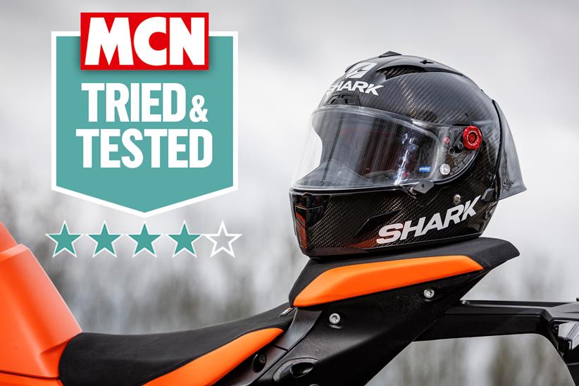 The Shark Race-R Pro GP FIM helmet, rated 4 stars by Emma Franklin