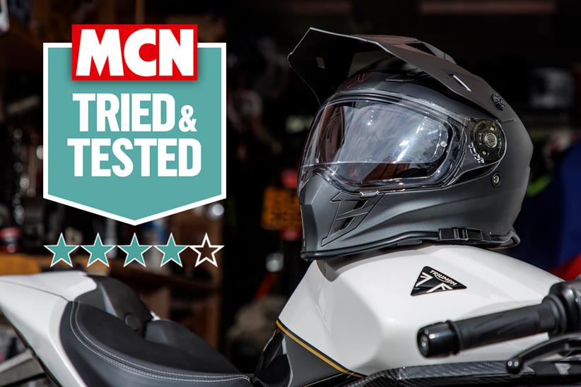 The Dexter Electron 2 ADV helmet, rated 4 stars by Chris Newbigging