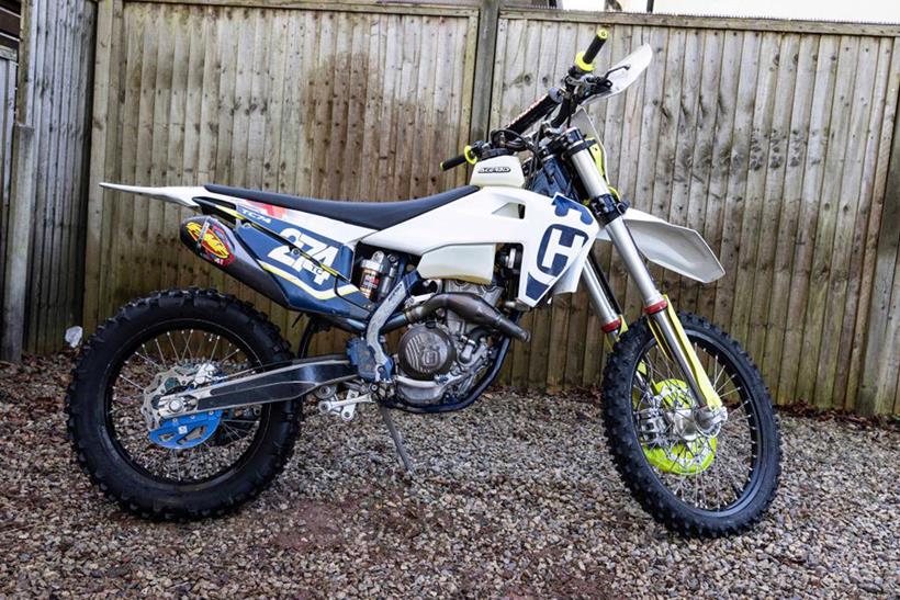 Titch Cormack's stolen Husqvarna