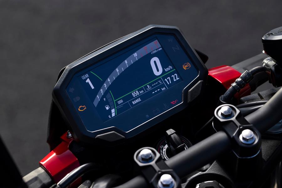 2024 Kawasaki Z500 dash