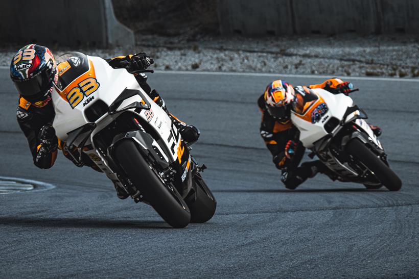 2024 KTM RC 8C cornering action