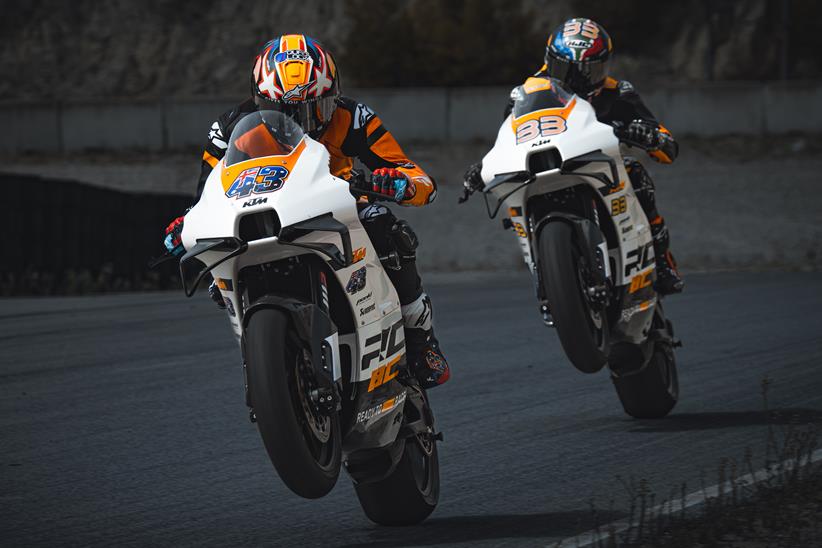 2024 KTM RC 8C ridden on track by Brad Binder and Jack Miller