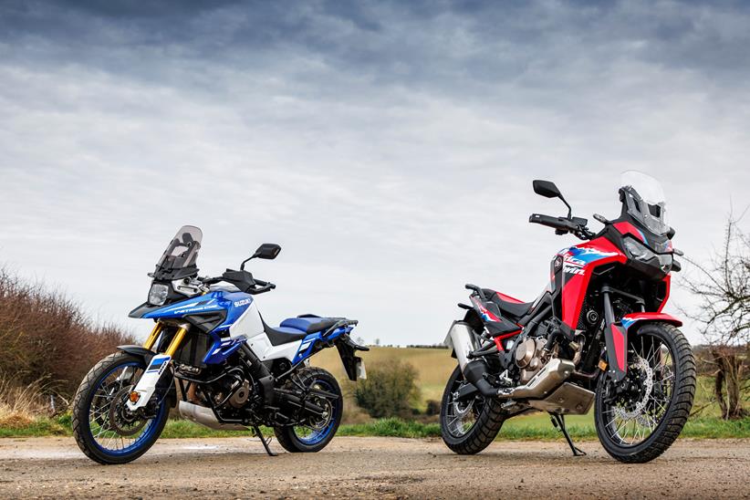 Suzuki v strom vs honda africa twin discount