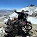 Pol Tarrés at the highest point ever reached via multi-cylinder motorcycle
