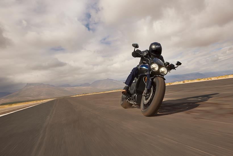 A front view of the 2024 Triumph Rocket 3 R