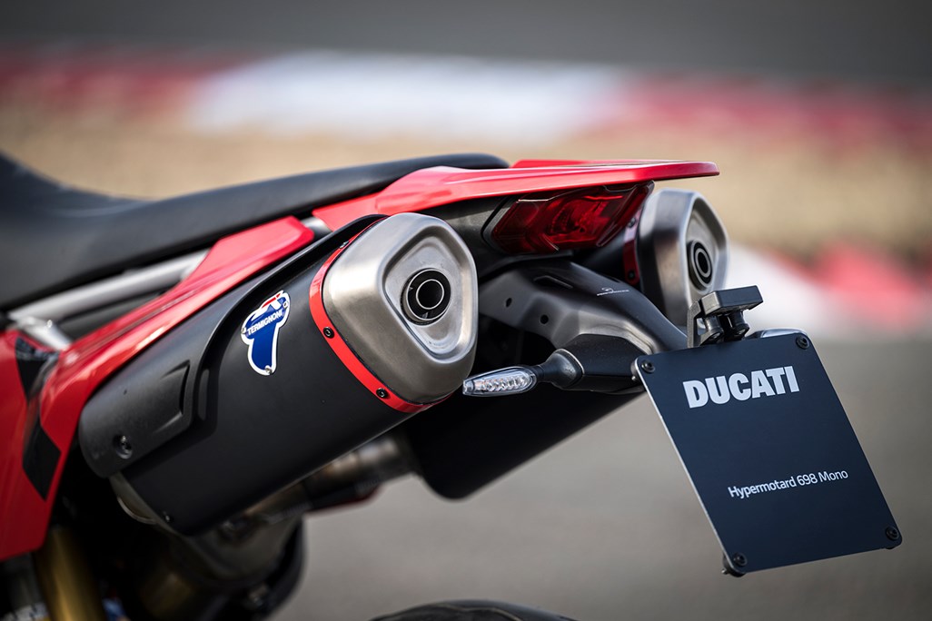 Ducati’s Hypermotard 698 Mono helps riders wheelie for longer