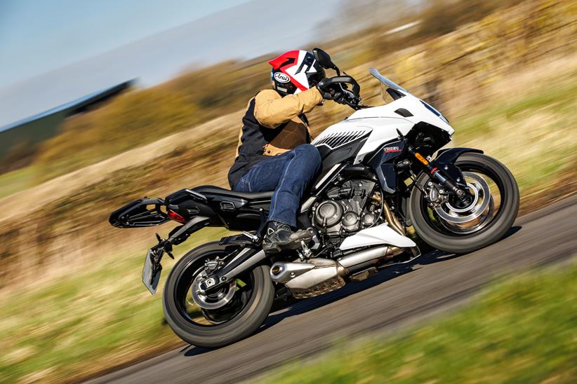 Triumph Tiger Sport 660 riding shot