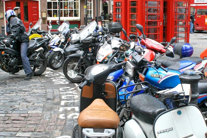 Urban motorcycle parking