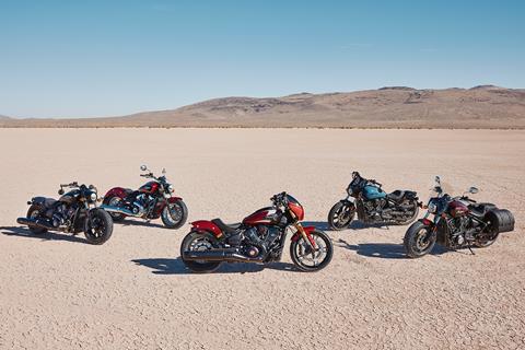 Indian Motorcycle launch new five-strong Scout cruiser range to arrive in dealers from May