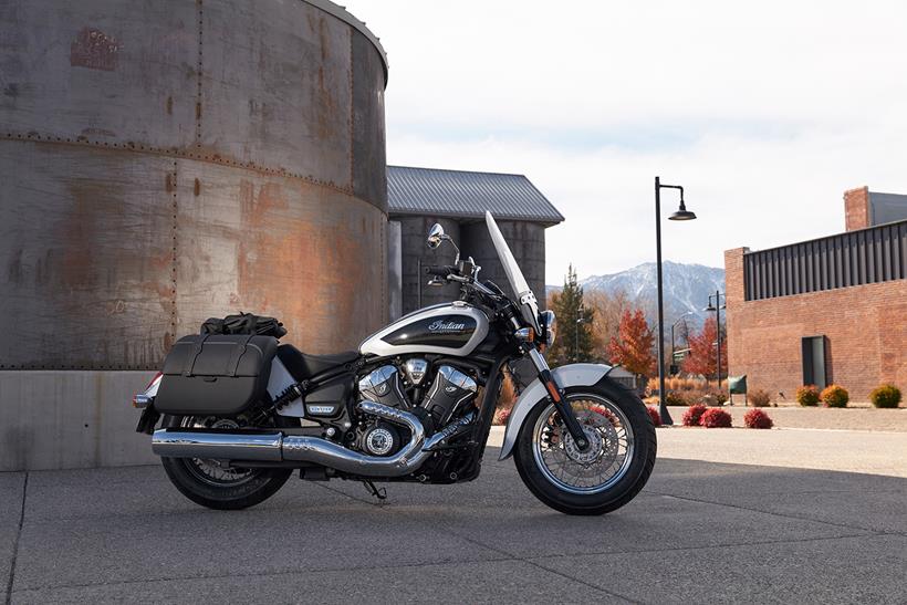 Indian Scout Classic dressed in some accessories