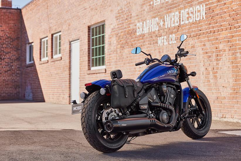 Indian Scout Bobber rear view