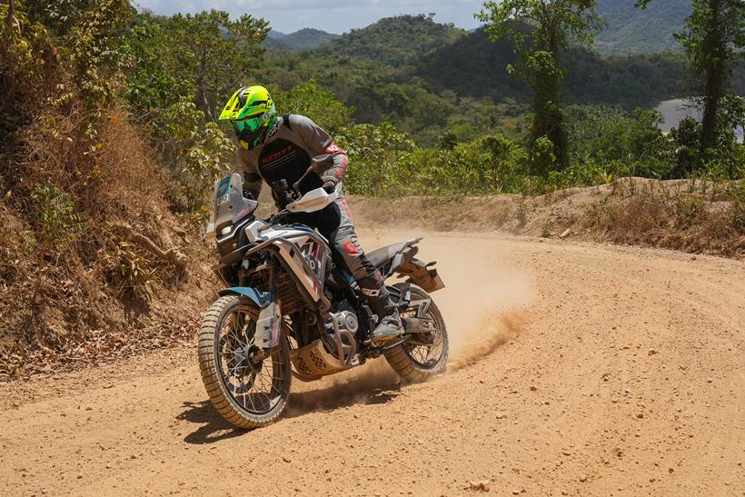 CFMoto 450MT tested for MCN by Chris Newbigging