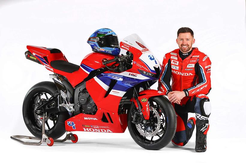 Jack Kennedy with his 2024 Honda Racing UK CBR600