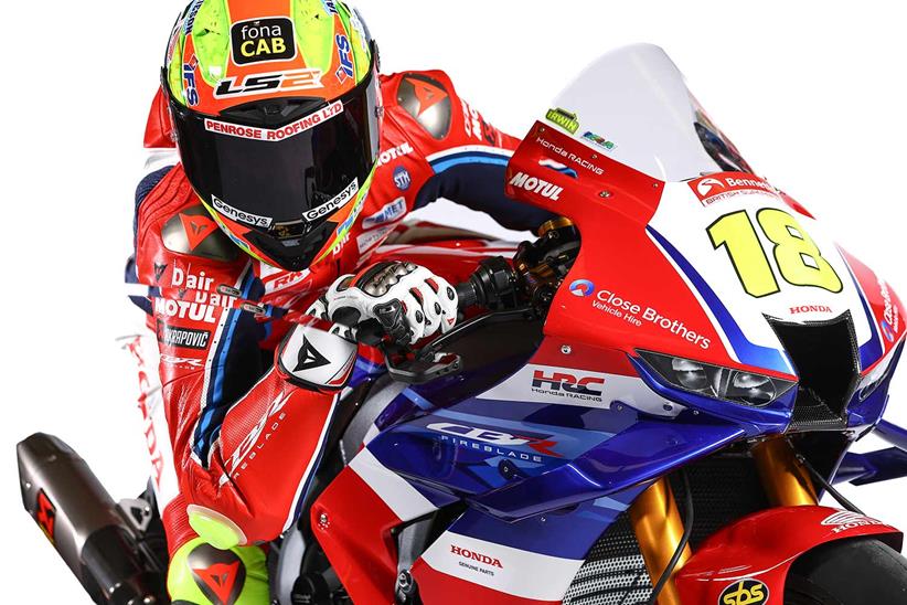 Andrew Iriwn on the 2024 Honda Racing UK Fireblade