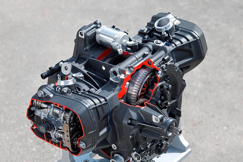 BMW R1300GS cross section