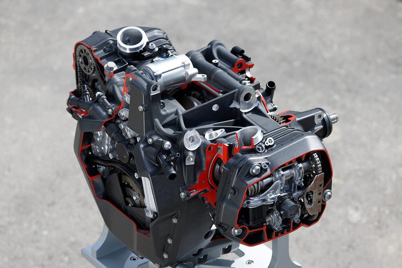 A BMW R1300GS engine