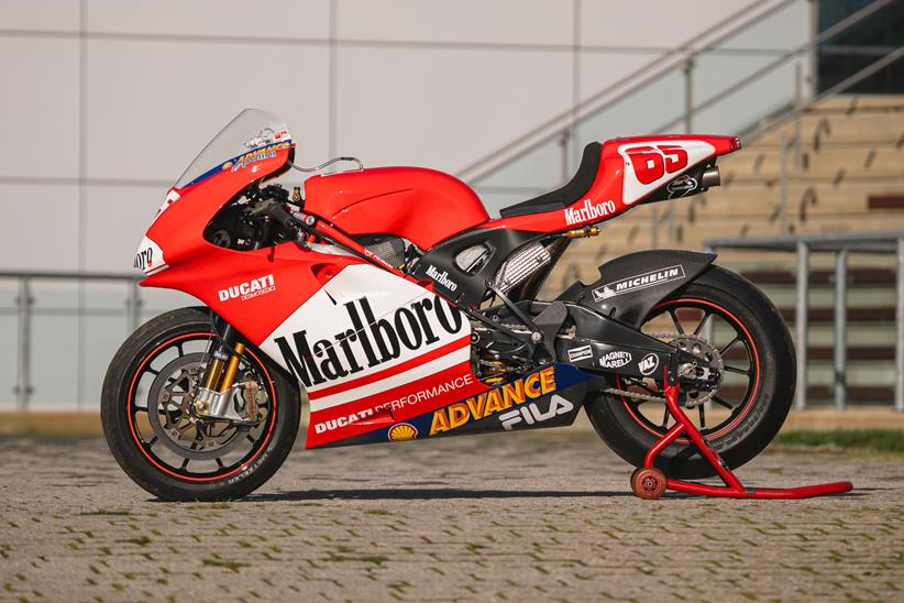 2003 ex-Loris Capirossi Ducati MotoGP bike