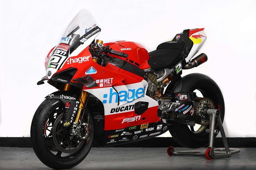 The 2024 Hager PBM Ducati V4 R.