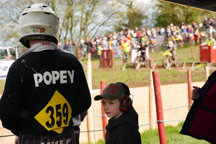 'Popey' and his grandchild - Photo credits: Jade Foster