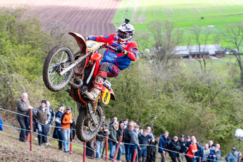 Big air time at Red Marley hill climb - Photo credits: Mechanised Imagery