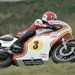 Pat Hennen riding a racing Suzuki