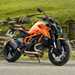 You can see the KTM 1390 Super Duke R Evo has a huge lump of an engine