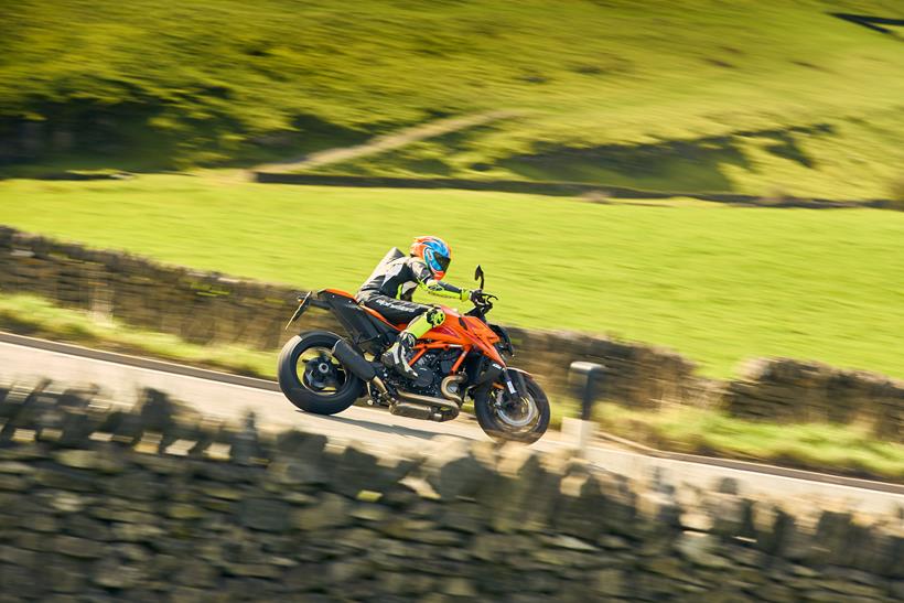 You could never accuse the KTM 1390 Super Duke R Evo of being boring...