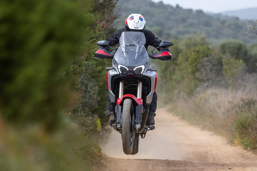 MV Agusta Enduro Veloce jumping off-road