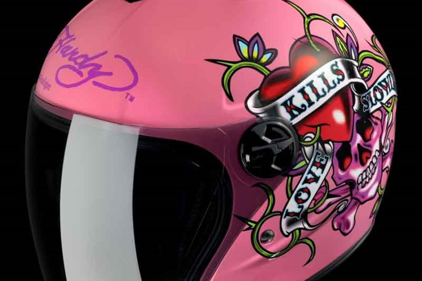 ed hardy womens motorcycle helmets