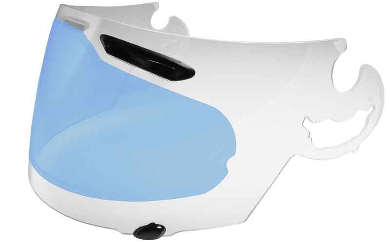 New antifog visor insert changes colour!
